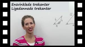 Ensvinklede trekanter