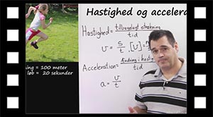 Hastighed og acceleration