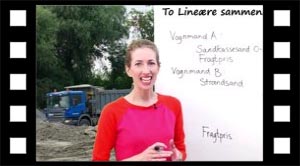 To lineære sammenhænge