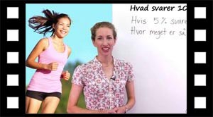 Hvad svarer 100% til?