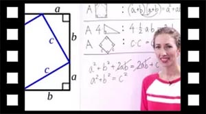 Metode 1: Bevis for Pythagoras sætning