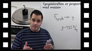 Tyngdekraftens proportionalitet