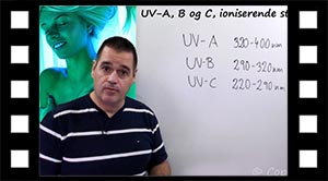 UV-strålingens bølgelængder