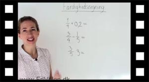 Addition, subtraktion og gange.