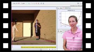 At tegne grafer for sammenhænge i TRACKER