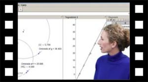 Øvelse: Vis sammenhængen mellem radius og omkreds i en cirkel ved hjælp af Geogebra.
