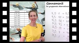 Gennemsnit for grupperede observationer