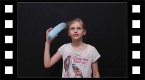 balloon hair attract