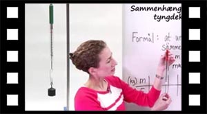 Vejledning til øvesen der viser sammenhængen mellem tyngdekraft og masse