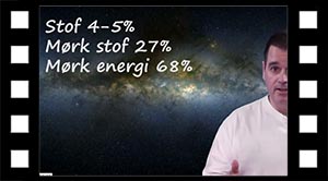 Stof, mørkt -stof og -energi.