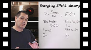 Energi og effekt, beregninger