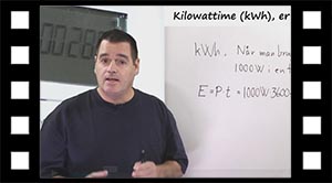 Energi, kilo watt time, kWh