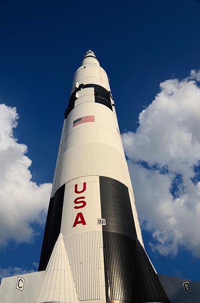 Saturn V raket, USA.