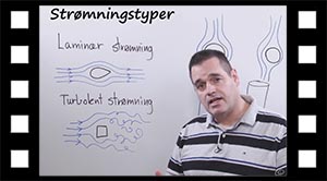 Laminær og turbolent strømning