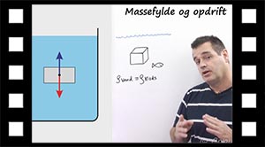 Opdrift og massefylde