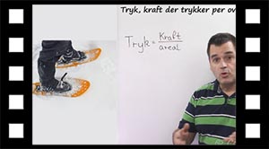 Tryk er kraft per areal