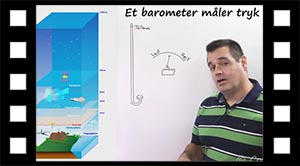 Måling af tryk med barometer