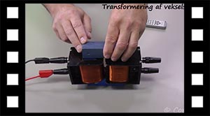 Transformer med vekselstrøm